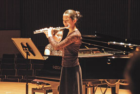 Concert flute-piano